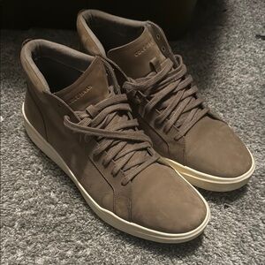 Cole Haan Men's Crosscourt Modern Tan High-Top Sneakers Size 13